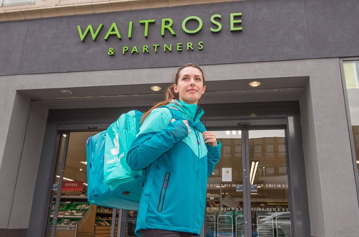 Waitrose expands nationwide partnership with Deliveroo