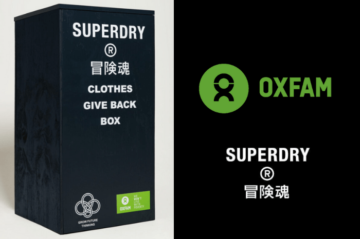 Superdry team up with Oxfam