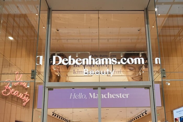 Boohoo opens first Debenhams.com beauty store
