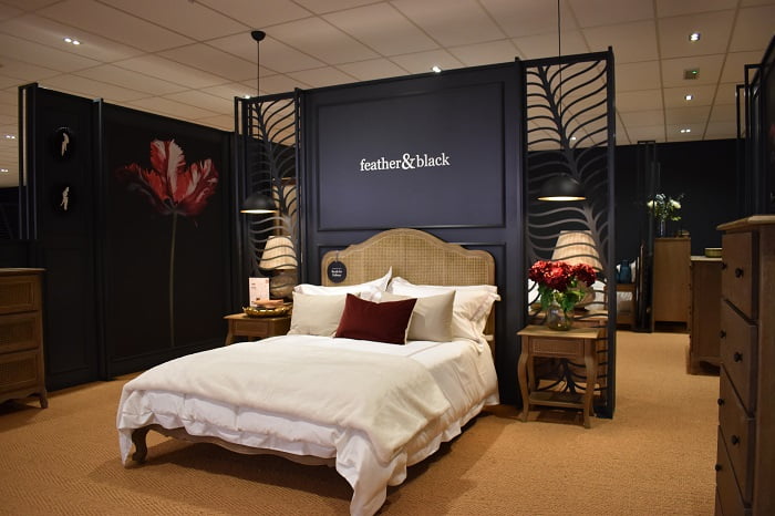 Feather & Black partners with Next to offer a collection of furniture and beds