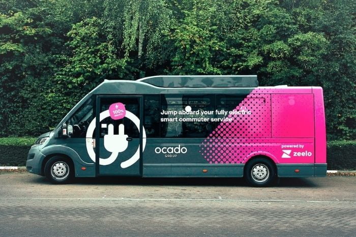 Ocado partners with electric bus service Zeelo