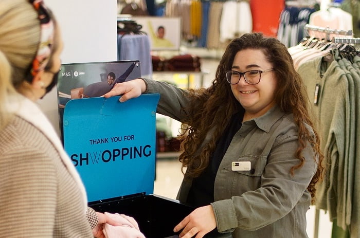 M&S rewards customers for donating pre-loved clothing to Shwopping scheme