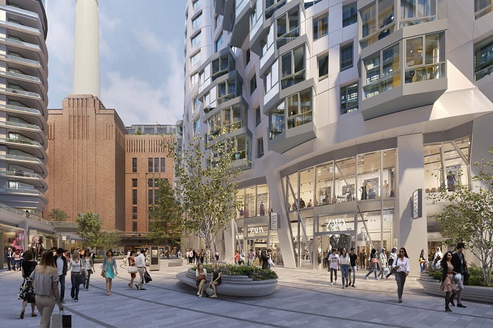 Zara to join line-up at Battersea Power Station