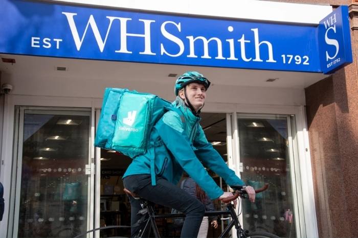 Deliveroo expands traditional business with WH Smith partnership