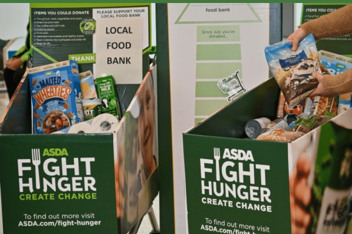 Asda launches food drive as foodbank usage surges
