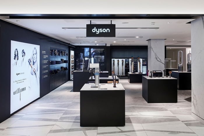Dyson unveils new technology space at Harrods