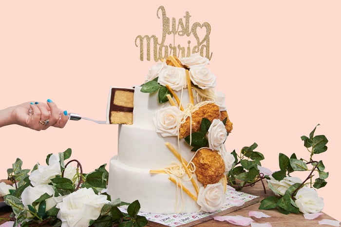 Uber Eats and Jollibee collaborate on limited edition wedding cakes