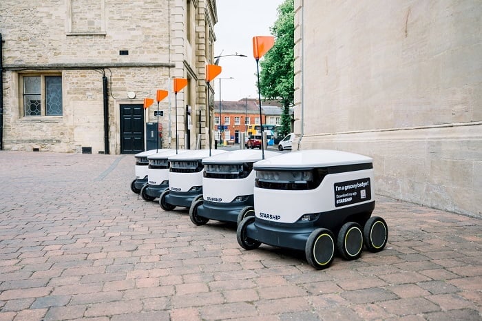 Food delivery robots ready to roll into historic Cambridge streets