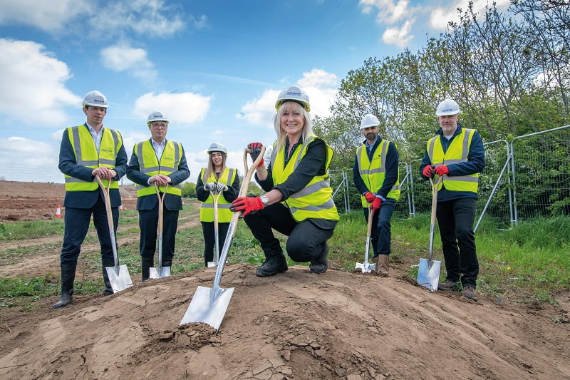 Work commences on major new sustainable development in Nuneaton for logistics specialist Rhenus