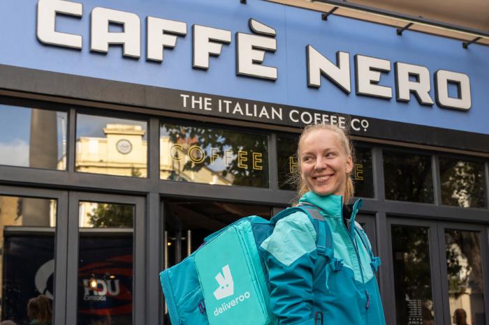 Caffè Nero launches on Deliveroo