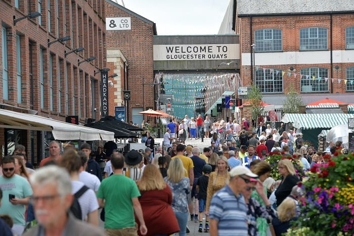 Gloucester Quays hails growth in annual sales