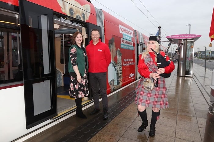 Key Edinburgh tram stop renamed for a month to mark Jollyes store opening