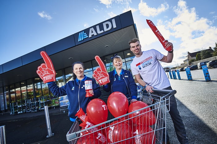 Aldi raises £8 million for Teenage Cancer Trust