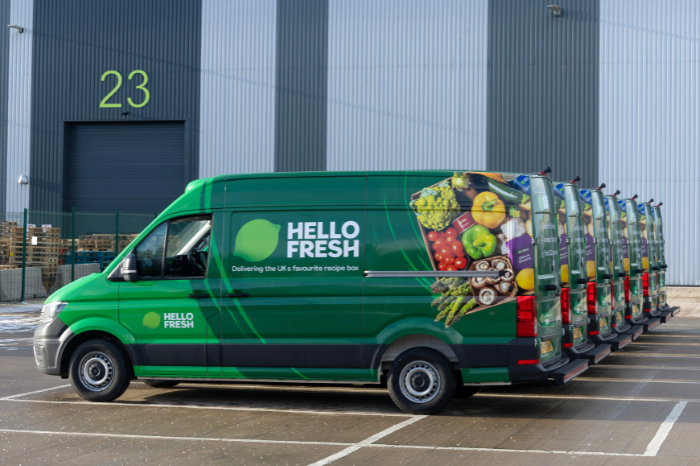 HelloFresh becomes first UK recipe box provider to trial its own delivery fleet