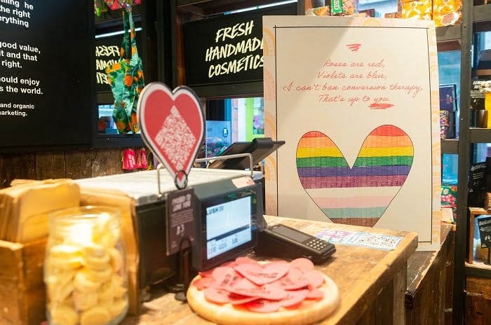 Lush teams up with Galop on call for MPs to ban ‘conversion therapy’