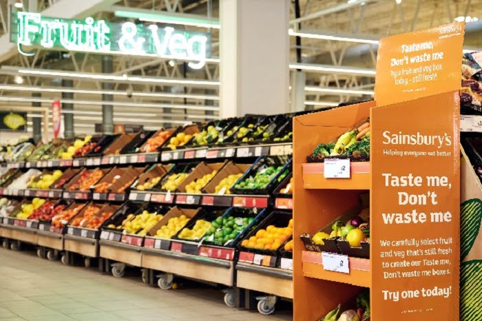 Sainsbury’s reduces food waste with £2 ‘Taste Me, Don’t Waste Me’ fruit and veg boxes