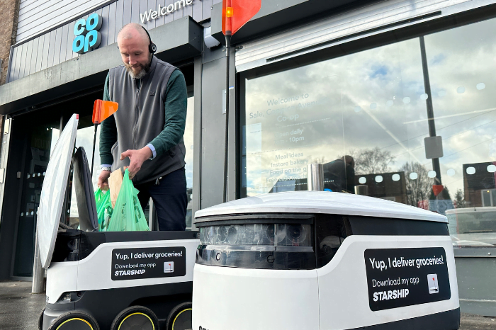 Co-op expand robot deliveries across Leeds