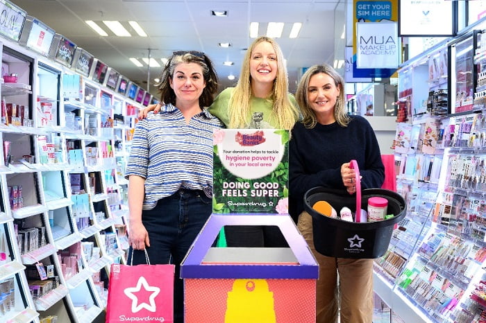 Superdrug celebrates National Beauty Bin Day with Beauty Banks and celebrity friends