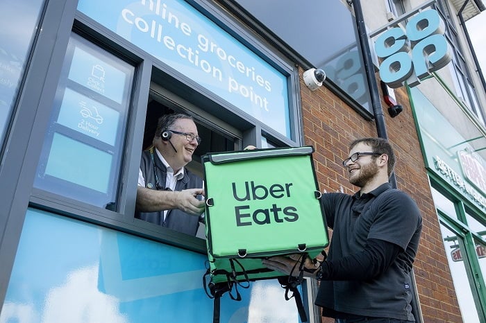 Co-op and Uber Eats partnership ‘delivers’ rewards for the retailer’s members and communities