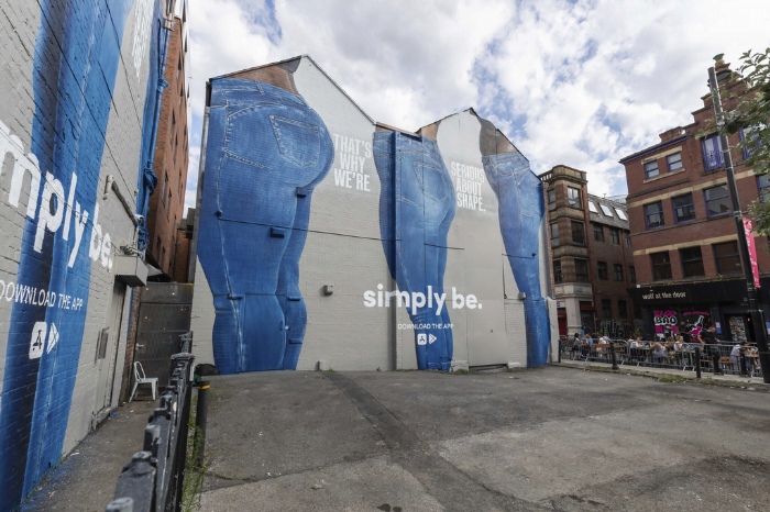 Simply Be unveils Manchester’s largest ever mural as part of ‘serious around shape’