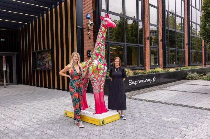 Superdrug sponsors Croydon Stands Tall as giraffes take over the town