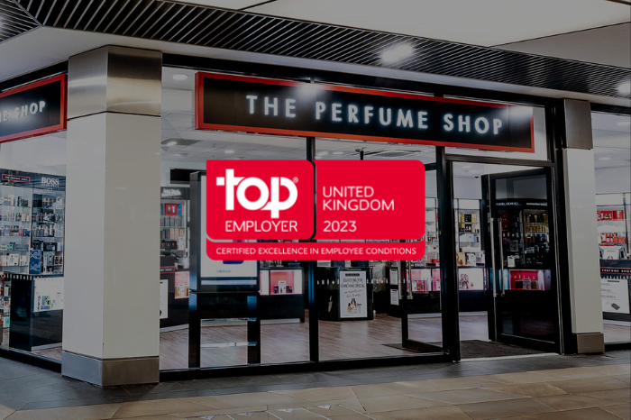 The Perfume Shop becomes a certified Top Employer
