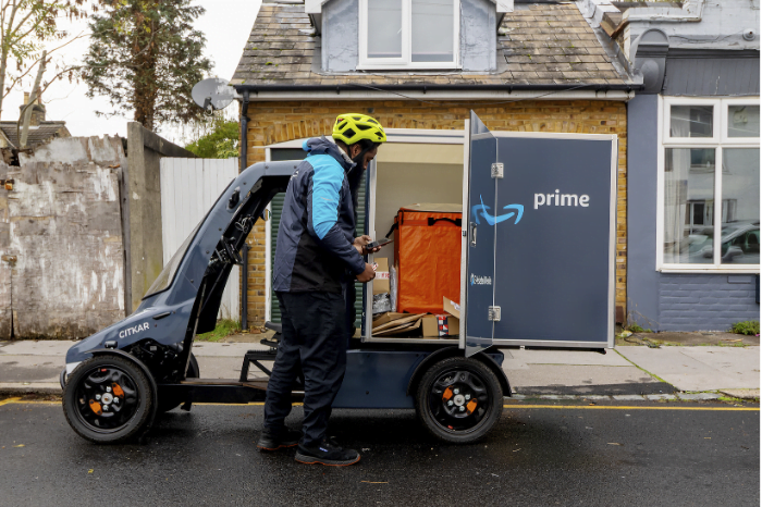 Amazon brings electric cargo delivery bikes to Croydon