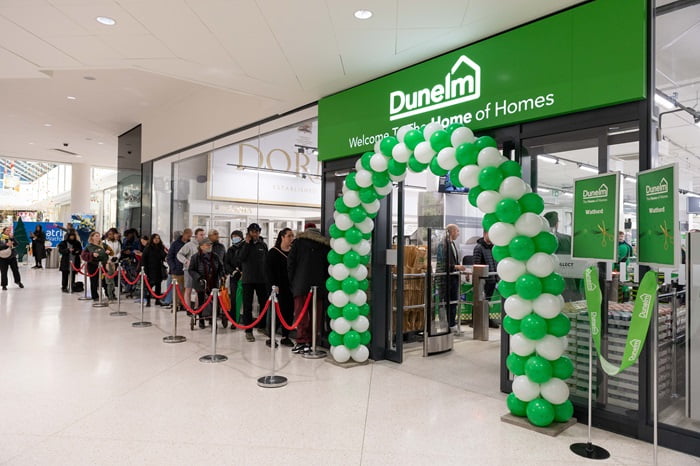 Dunelm opens first shopping centre store