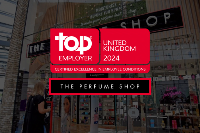 The Perfume Shop celebrates another year as a certified Top Employer