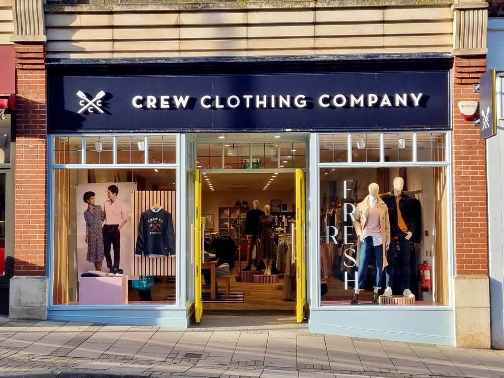 Crew Clothing unveils first new store of 2024
