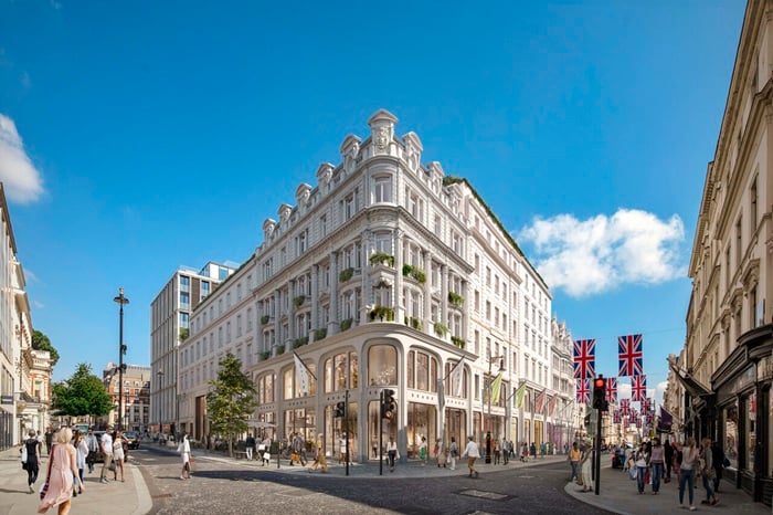 Planning secured for transformation of the former Fenwick store on New Bond Street