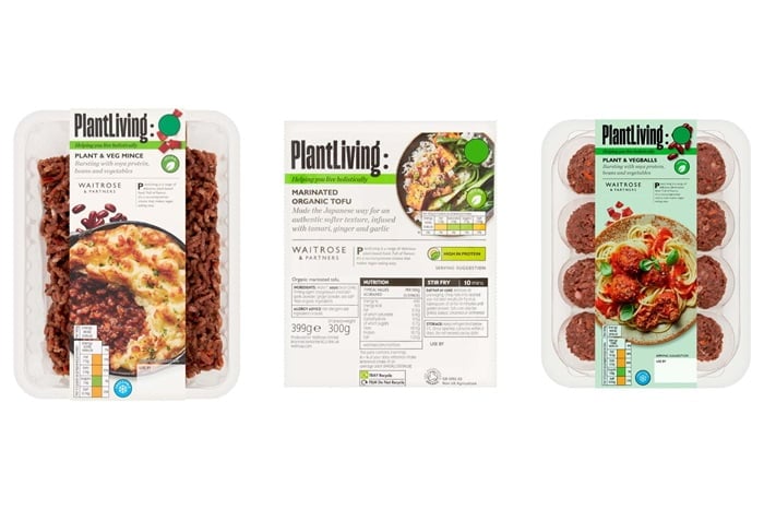 Waitrose launches new Plant Living products to cater to rising flexitarian eating habits