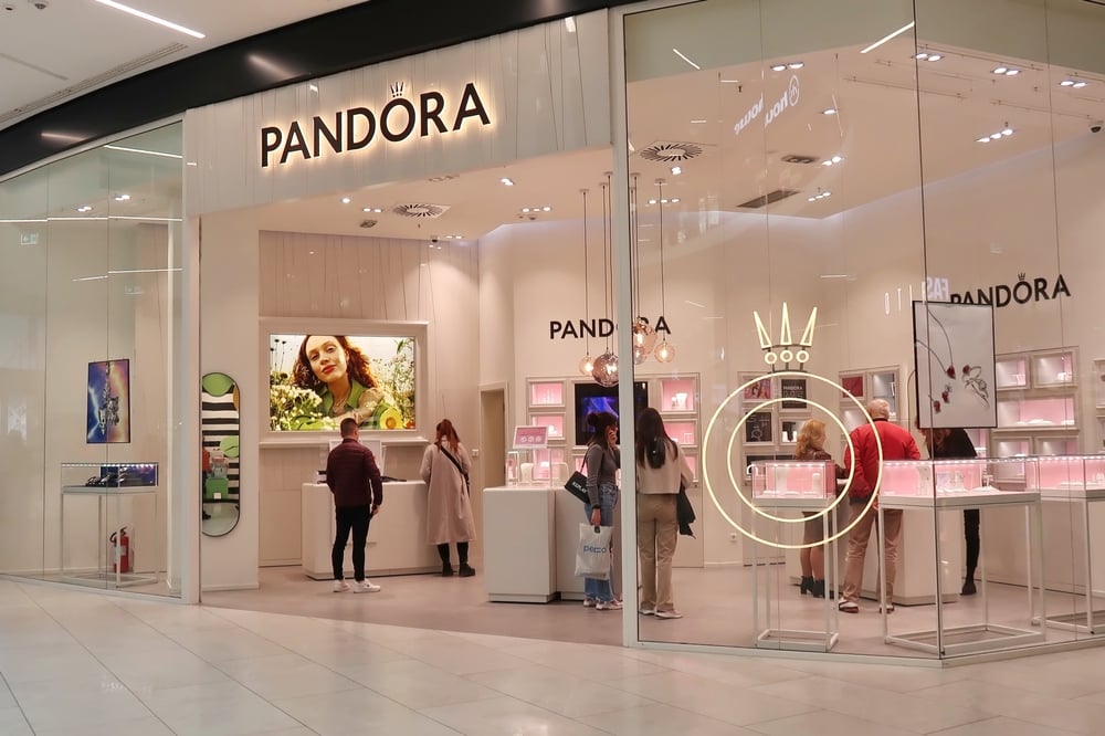 Pandora Store In Shopping Mall