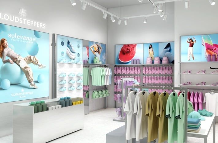 Clarks launches first Cloudsteppers concept stores
