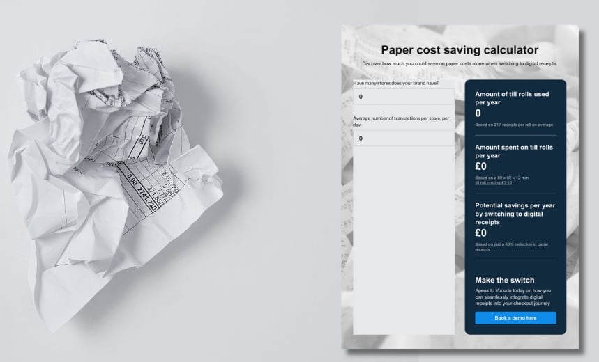Retailers are wasting millions on paper receipts: new calculator reveals the true cost
