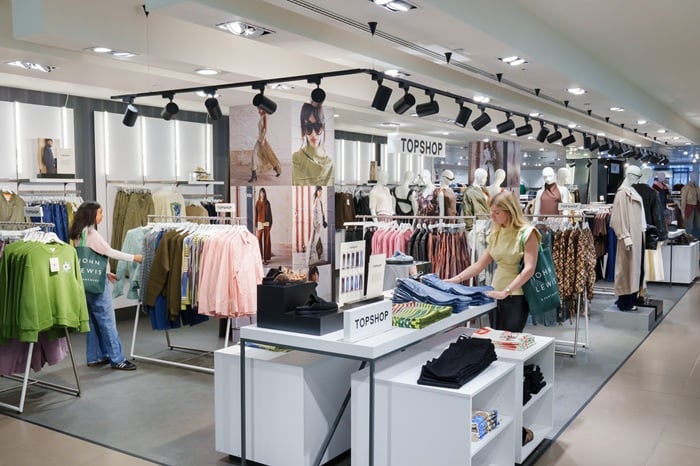 John Lewis to roll out Topshop to 32 stores nationwide