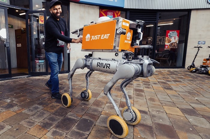 Just Eat launches trial of delivery robots in UK