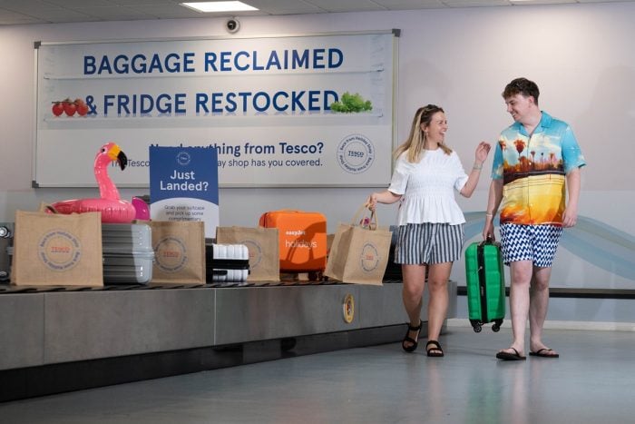 Tesco launches free grocery pop-up for returning holidaymakers
