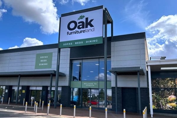 Oak Furnitureland opens new 17,000 sq ft Ipswich showroom, taking store network to 70