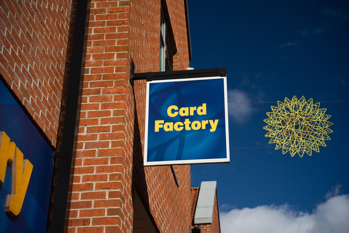 Cardfactory revenue rises 5.3% but like-for-like store sales fall