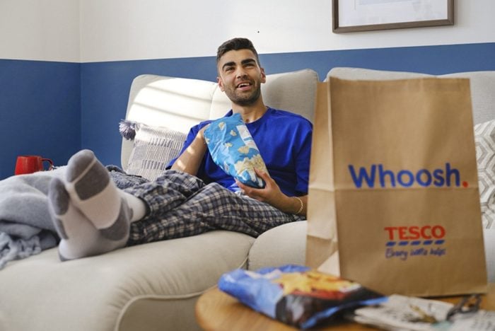 Tesco offers free Whoosh deliveries to Anytime Delivery Saver members