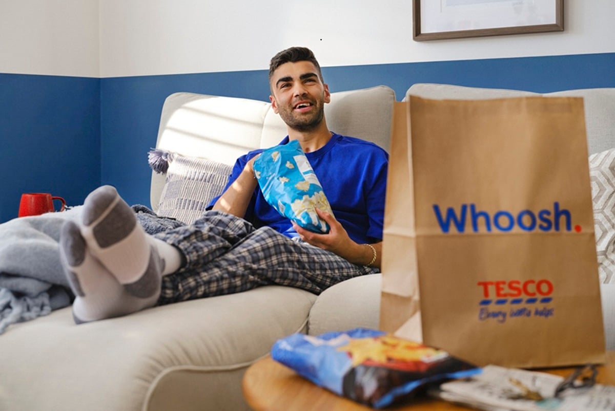 Tesco offers free Whoosh deliveries to Anytime Delivery Saver members