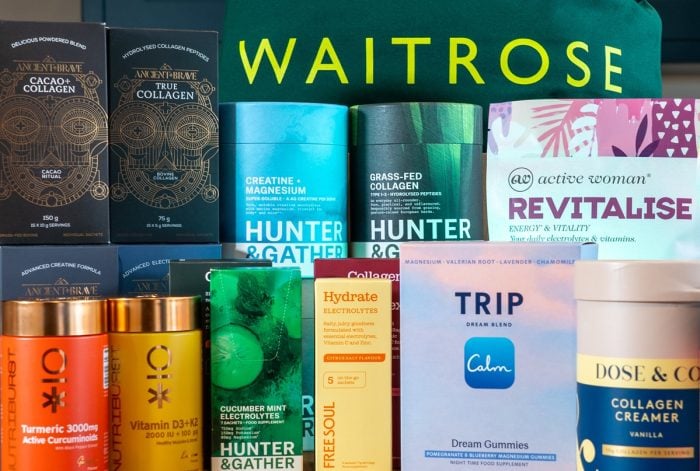 Waitrose launches ‘wellbeing bays’ in 52 stores as collagen and creatine searches surge