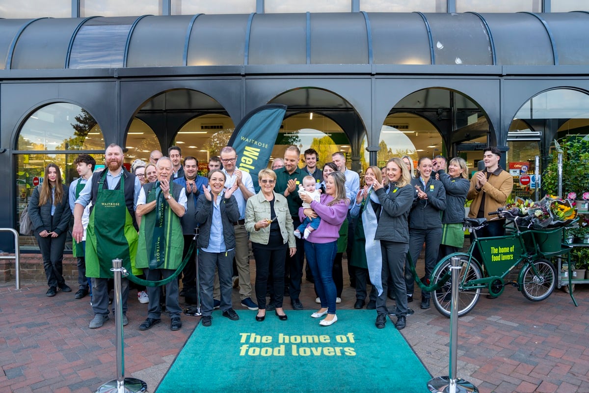 Waitrose unveils refurbished St Neots store after multi-million pound investment